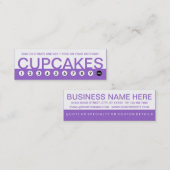 カップケはっきりしたーキカスタマーロイヤリティ ロイヤリティカード (正面/裏面)