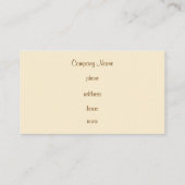 カップケアーガイルーキビジネスカード 名刺 (裏面)