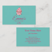 カップケエレガントーキベーカリーベイカーシェフケータリング 名刺 (正面/裏面)