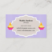 カップケエレガントーキベーカリー渦飾 名刺 (裏面)