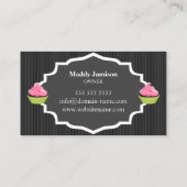 カップケエレガントーキベーカリー渦飾 名刺 (裏面)