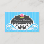 カップケエレガントーキベーカリー渦飾 名刺 (正面)