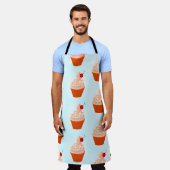 カップケカラフルーエプロン エプロン (着用した状態)