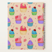 カップケカラフルーキパターン プランナー手帳 (裏面)