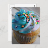 カップケカラフルーキ写真ポストカード ポストカード (正面/裏面)