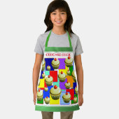 カップケカラフルーキ調理師キッズ エプロン (インサイチュ)