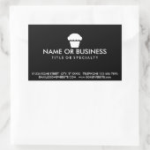 カップケシンプルーキ名刺シール 長方形シール (バッグ)