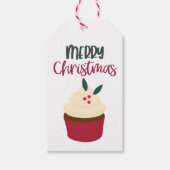 カップケパーソナライズされたーキギフトラベル ギフトタグ (正面)