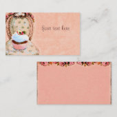 カップケビクトリアンーキビジネスカード 名刺 (正面/裏面)