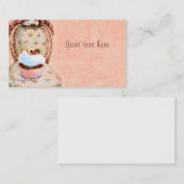 カップケビクトリアンーキビジネスカード 名刺 (正面/裏面)