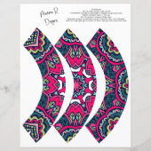 カップケファンキーーキラッパー、レトロプリントカップケーキ (正面)