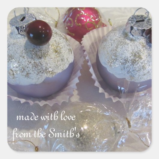 カップケファンシーーキ スクエアシール (正面)