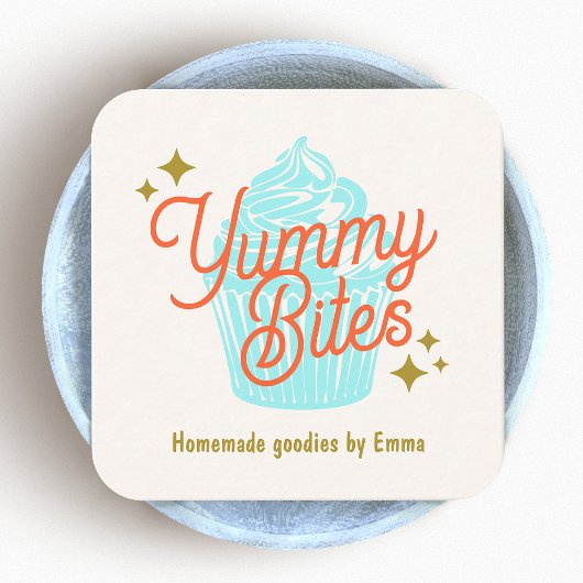 カップケモダンーキベイカー スクエア名刺