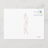 カップケーキありがとうはがき ポストカード (裏面)