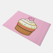 カップケーキおもしろいベーキング ドアマット (アングル)