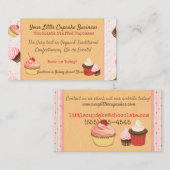 カップケーキおもしろい 名刺 (正面/裏面)