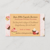 カップケーキおもしろい 名刺 (正面)