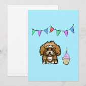 カップケーキお祝いカード シーズンカード (正面/裏面)