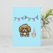 カップケーキお祝いカード シーズンカード (スタンド正面)