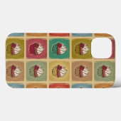 カップケーキから成っているヴィンテージパターン Case-Mate iPhoneケース (裏面 (横))