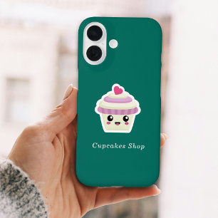 カップケーキかわいいの電話ケース iPhone 16ケース