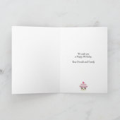 カップケーキかわいい誕生日カード サンキューカード (内部)