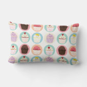 カップケーキかわいこちゃん型枕 ランバークッション (裏面)