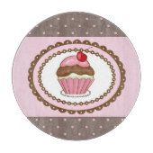 カップケーキが付いているバースデー・カード カッティングボード (正面)