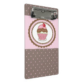 カップケーキが付いているバースデー・カード ミニクリップボード (アングル)