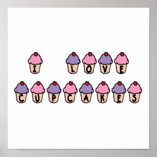 カップケーキが大好き ポスター