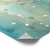 カップケーキが添えられた愛らしい小妖精や小人 ポスター (角)