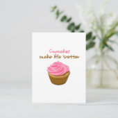カップケーキで生活が楽しめる ポストカード (スタンド正面)