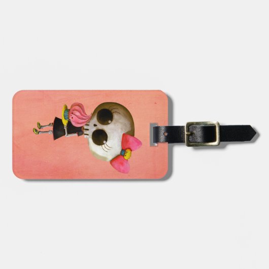 カップケーキとの少し失敗の死 ラゲッジタグ (正面横)