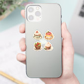 カップケーキとカップ5 シール (スマートフォン)