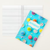 カップケーキとキャンディカラフルーズ ノートブック (内側)