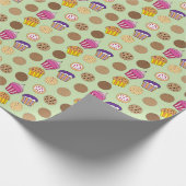 カップケーキとクッキー ラッピングペーパー (角)