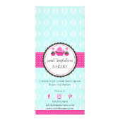 カップケーキとケーキのポップベーカリーメニュー価格表 ラックカード (裏面)