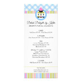 カップケーキとケーキポップベーカリープロモーション ラックカード (裏面)