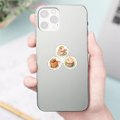 カップケーキとコップ 2 シール (スマートフォン)