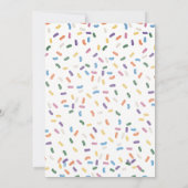 カップケーキとデコレーションの招待状 招待状 (裏面)