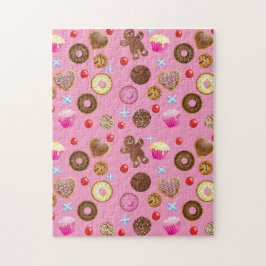 カップケーキとベーキング カラフル ジグソーパズル