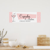 カップケーキとマルティーニ！ ポスター (キッチン)