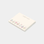 カップケーキと名前 ポストイット (アングル)