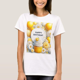 カップケーキと風船 Tシャツ