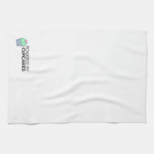 カップケーキによって動力を与えられる キッチンタオル (横)