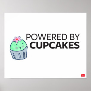 カップケーキによって動力を与えられる ポスター