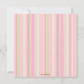 カップケーキのお祝いの誕生日のパーティの招待状 招待状 (裏面)