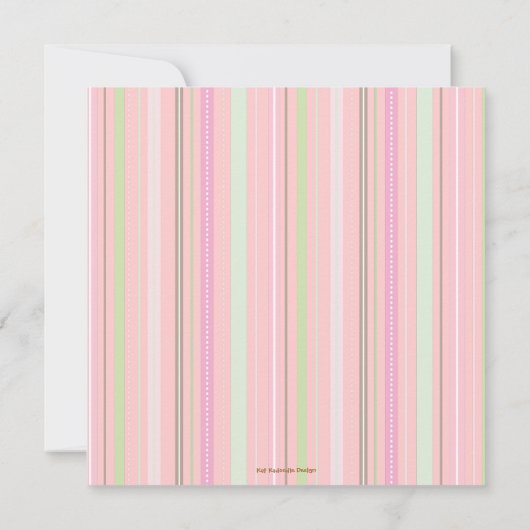 カップケーキのお祝いの誕生日のパーティの招待状 招待状 (裏面)