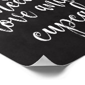 カップケーキのお favors 8x10 黒板ウェディングサイン ポスター (角)