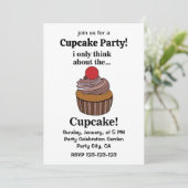 カップケーキのことしか考えられない 招待状 (スタンド正面)